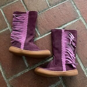 Purple Girls Purple Boots